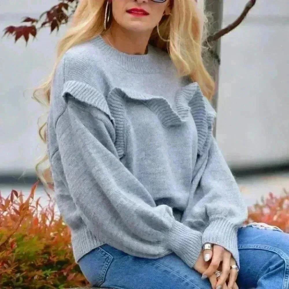 So soft! STEPH Gray Sweater